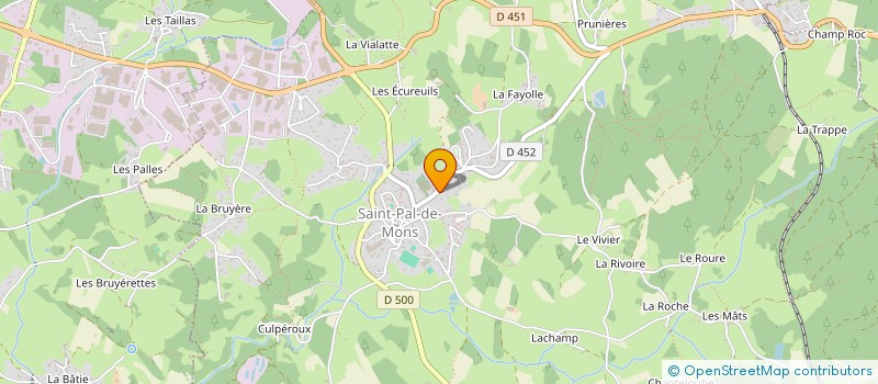 localisation de l'entreprise ODG BATIMENT  SAINT-PAL-DE-MONS