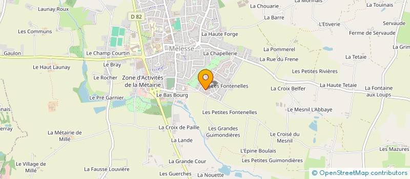 localisation de l'entreprise ODG IMMOBILIER  MELESSE