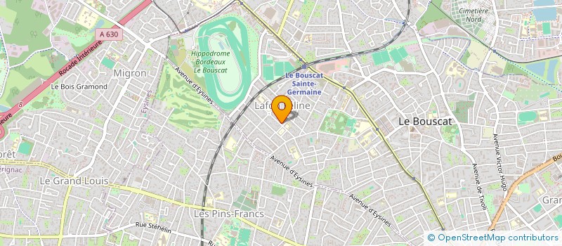 localisation de l'entreprise ODH  LE BOUSCAT