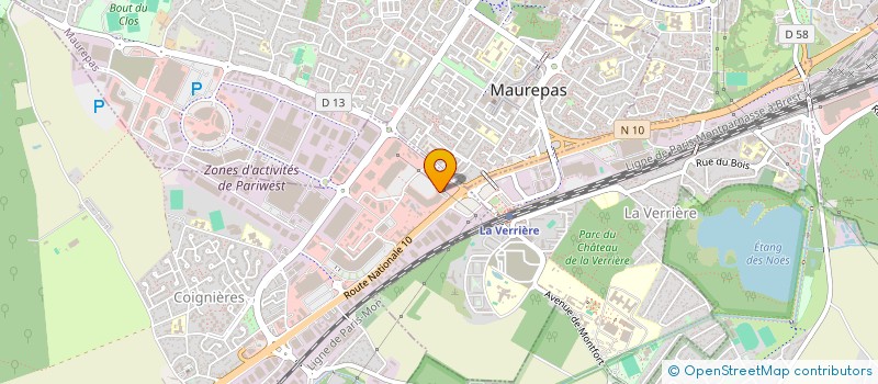 localisation de l'entreprise ODH à COIGNIERES