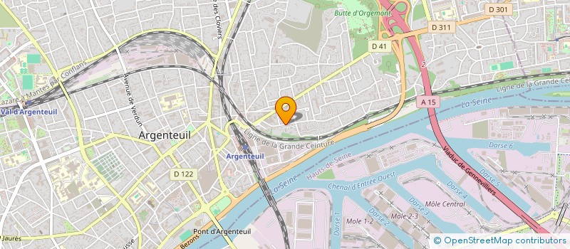 localisation de l'entreprise ODH FINANCE  ARGENTEUIL