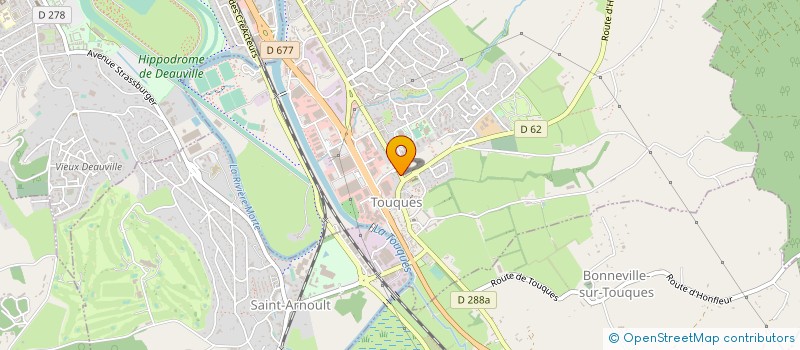 localisation de l'entreprise ODHUNE à TOUQUES