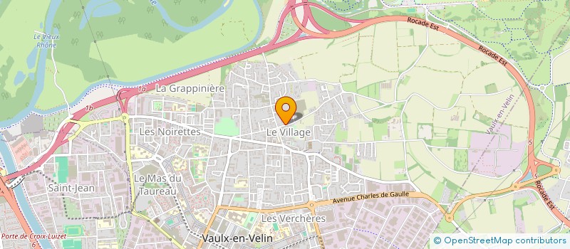 localisation de l'entreprise ODHYS à VAULX-EN-VELIN