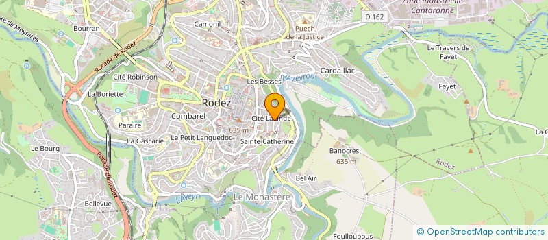 localisation de l'entreprise ODHYS CONSEIL à RODEZ
