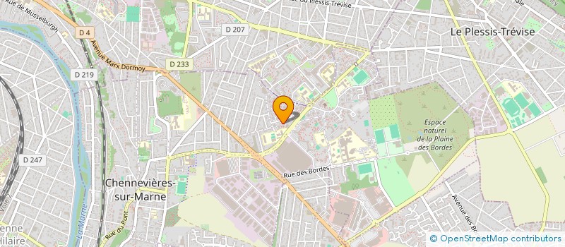 localisation de l'entreprise ODI'S à CHENNEVIERES-SUR-MARNE