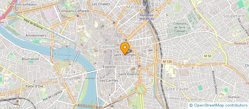 localisation de l'entreprise ODIAGA à TOULOUSE