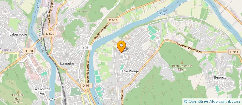 localisation de l'entreprise ODICE ORGANISATION  CAHORS