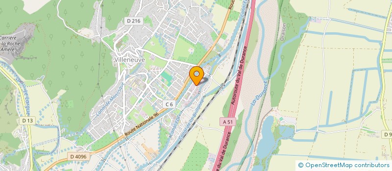 localisation de l'entreprise ODICE PULSE 1  VILLENEUVE