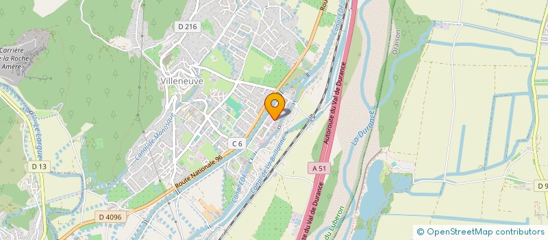 localisation de l'entreprise ODICE SERVICES  VILLENEUVE