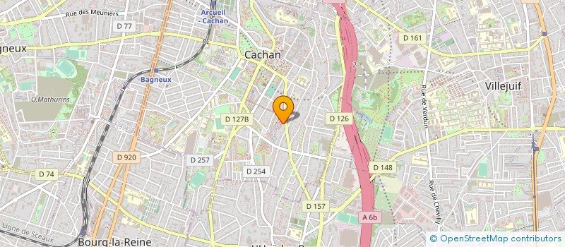 localisation de l'entreprise ODIDAKTE CACHAN CLUB ENTREPRENEUR    (OCCE)  CACHAN