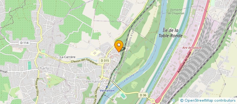 localisation de l'entreprise ODIDON  VERNAISON