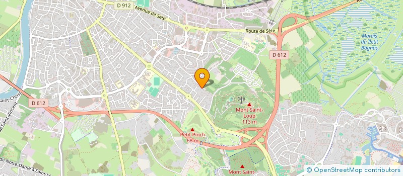 localisation de l'entreprise ODIE CONSULTING GIE  AGDE