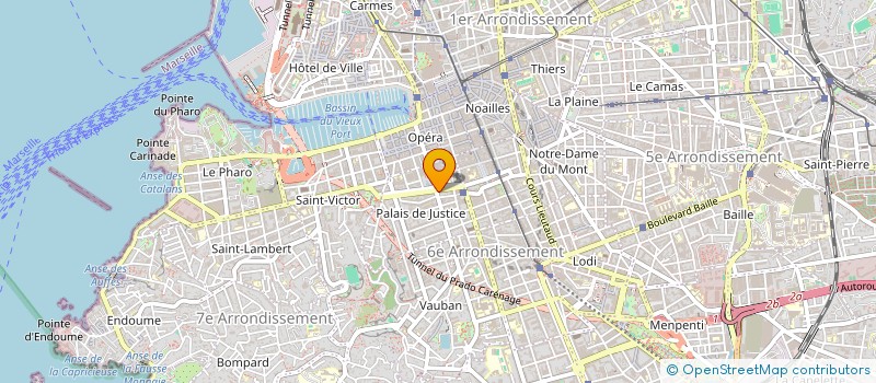 localisation de l'entreprise ODIENS AVOCAT  MARSEILLE