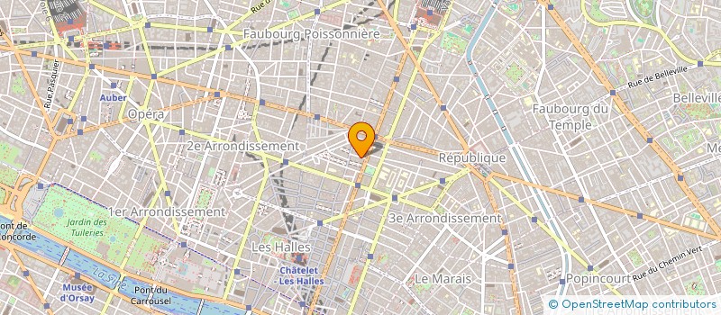 localisation de l'entreprise ODILE à PARIS