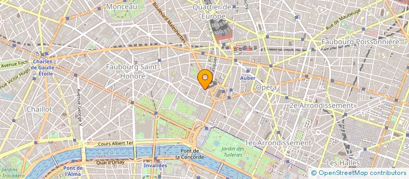 localisation de l'entreprise ODILE CASSET à PARIS