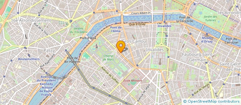 localisation de l'entreprise ODILE CORBIN CONSEIL  PARIS