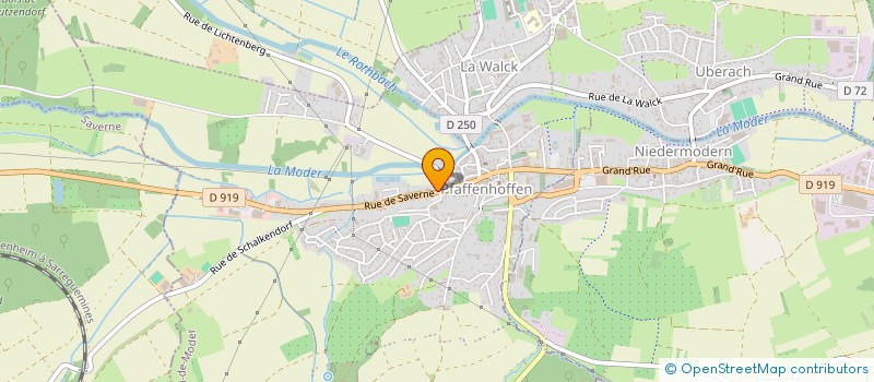 localisation de l'entreprise ODILE NXJ  VAL-DE-MODER