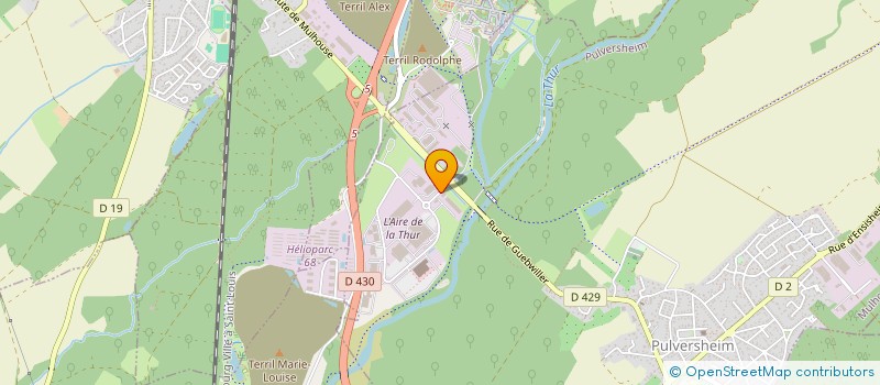 localisation de l'entreprise ODILIS GROUPE à PULVERSHEIM