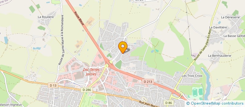 localisation de l'entreprise ODILON + à PORNIC
