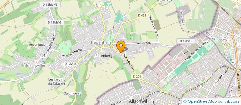 localisation de l'entreprise ODILONE  NEUWILLER