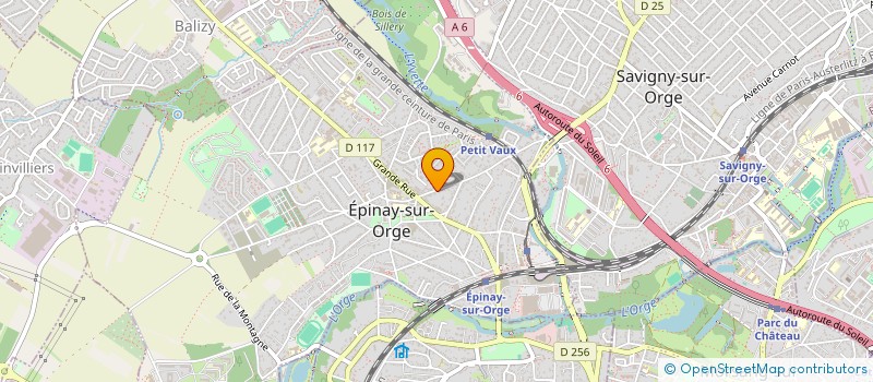 localisation de l'entreprise ODILYS  EPINAY-SUR-ORGE