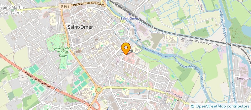 localisation de l'entreprise ODIM CONSTRUCTION  LONGUENESSE