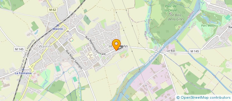 localisation de l'entreprise ODIM PLOMBERIE  WAVRIN