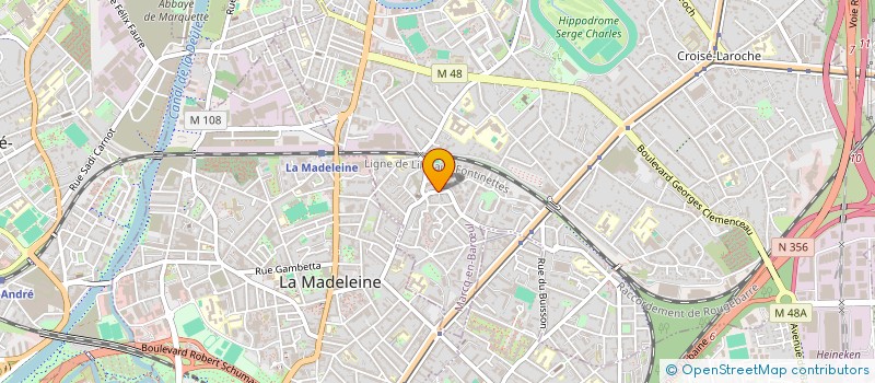 localisation de l'entreprise ODIN à MARCQ-EN-BARŒUL