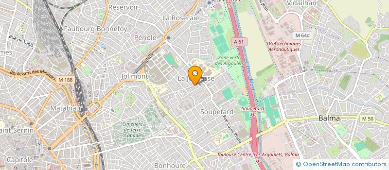 localisation de l'entreprise ODIN à TOULOUSE
