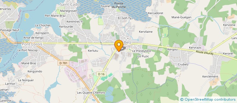 localisation de l'entreprise ODIN  BELZ