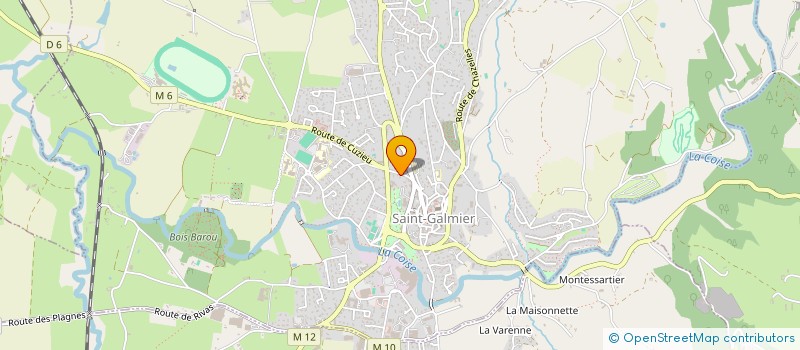 localisation de l'entreprise ODIN  SAINT-GALMIER