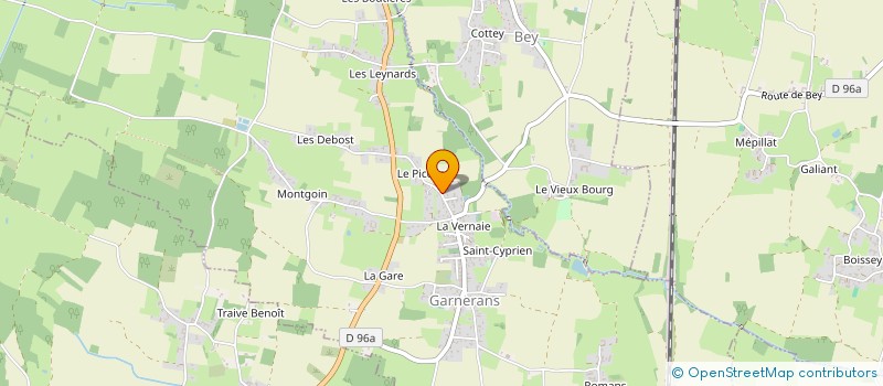 localisation de l'entreprise ODIN BATIMENTS  GARNERANS