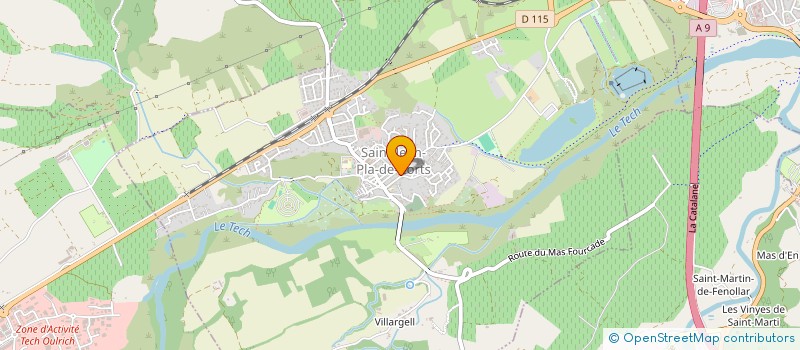 localisation de l'entreprise ODIN MINERAUX à SAINT-JEAN-PLA-DE-CORTS