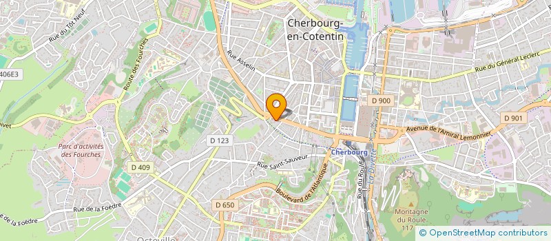 localisation de l'entreprise ODIN SUPPLY CHAIN SERVICES à CHERBOURG-EN-COTENTIN