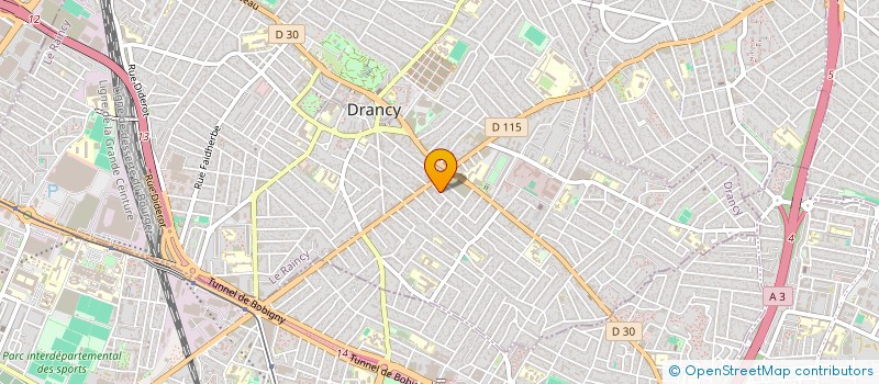 localisation de l'entreprise ODIS à DRANCY