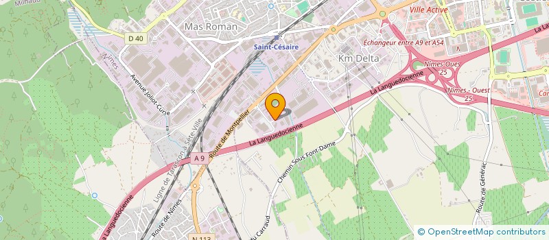 localisation de l'entreprise ODISECURE  NIMES