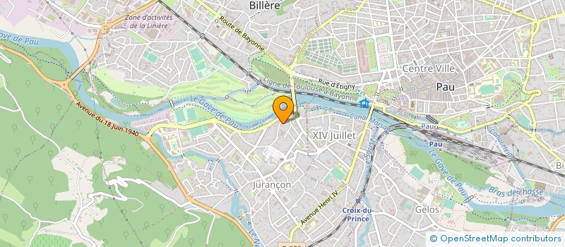 localisation de l'entreprise ODISSE à JURANCON