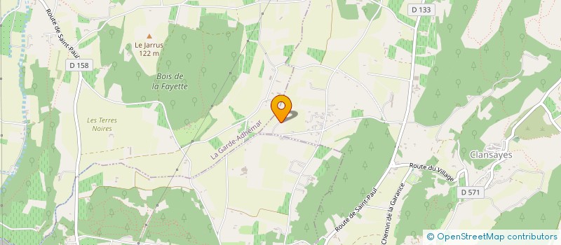 localisation de l'entreprise ODISSE  SAINT-RESTITUT