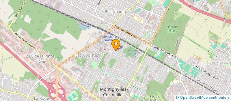 localisation de l'entreprise ODISSEY SECURITE PRIVEE à MONTIGNY-LES-CORMEILLES