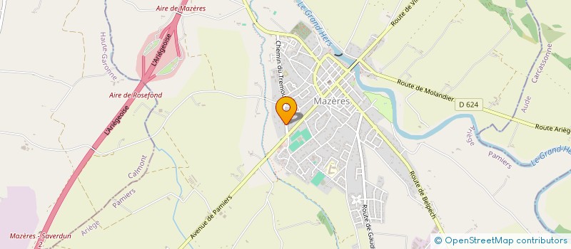 localisation de l'entreprise ODIT HABITAT à MAZERES