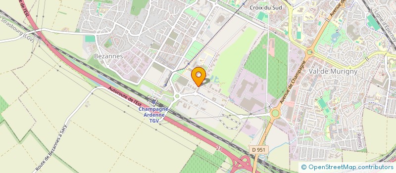 localisation de l'entreprise ODIT & STRATEGIE  BEZANNES