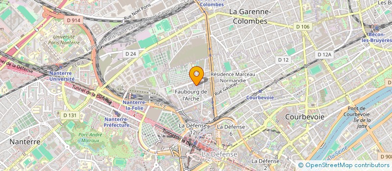 localisation de l'entreprise ODITEO GROUP à COURBEVOIE