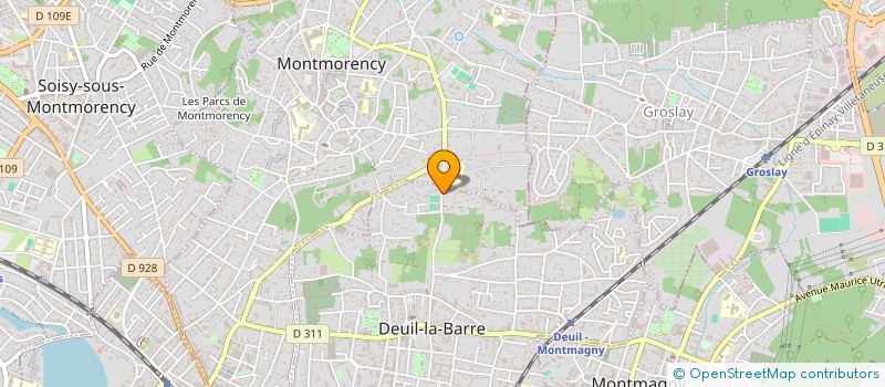 localisation de l'entreprise ODITTY  DEUIL-LA-BARRE