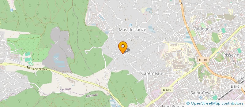 localisation de l'entreprise ODIVALE  NIMES