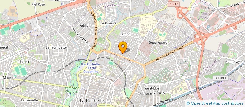 localisation de l'entreprise ODJAGUY  LA ROCHELLE