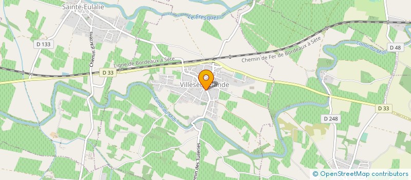 localisation de l'entreprise ODJI-SAN COMPUTER  VILLESEQUELANDE