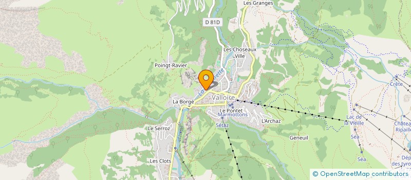 localisation de l'entreprise ODJMI  VALLOIRE