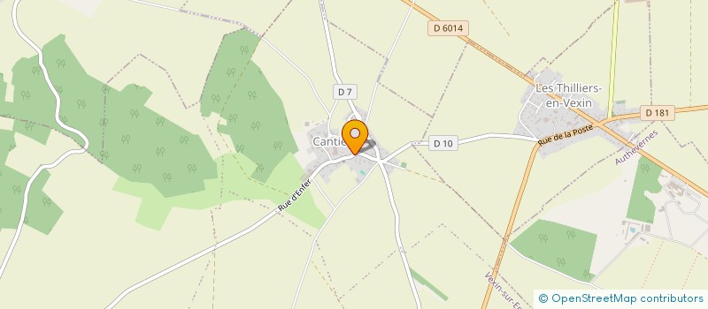 localisation de l'entreprise ODL  VEXIN-SUR-EPTE