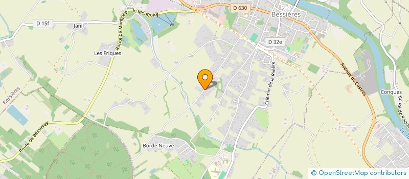 localisation de l'entreprise ODL  BESSIERES