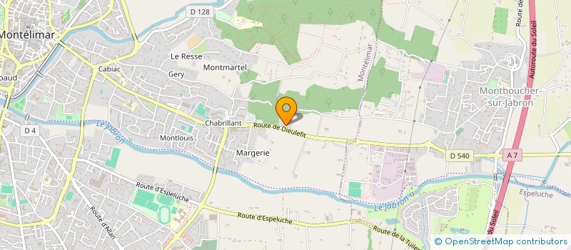 localisation de l'entreprise ODL EXPERTISE  MONTELIMAR